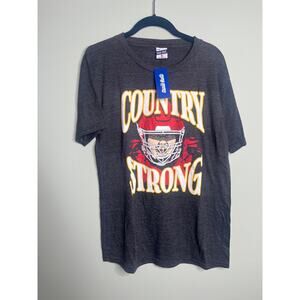 Charlie Hustle Kansas City Chiefs  Creed Humphrey Country Strong Tee Medium